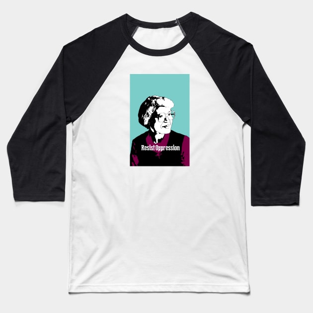 Rosa Parks Baseball T-Shirt by candhdesigns